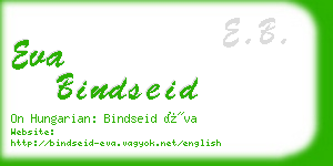 eva bindseid business card